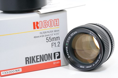 Ricoh rikenon 55mm 2 - ricoh, f1.2